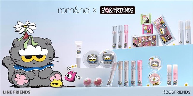 ZO&FRIENDSとrom&ndがついに出会った!ときめく多彩なカラーアイテムが登場
