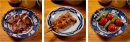 名物 豚タン串、もも串、トマトオクラ串