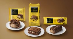 【モンテール】ゴディバ監修、濃厚な生チョコとチョコレートクリーム2層の味わいが楽しめる『プレミアムショコラワッフル』など3品を2025年12月1日(月)から期間限定で販売