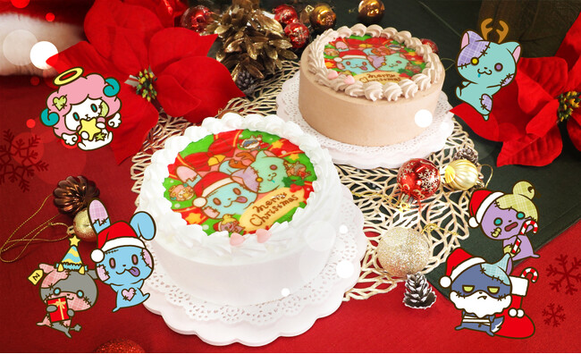 公式キャラクターケーキを扱うプリロールより、ぞんびーずのクリスマスケーキが発売!ご予約受付中!