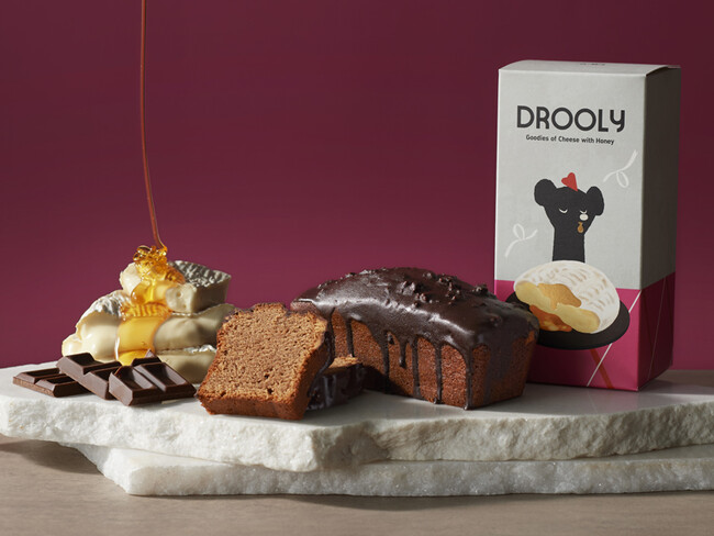 人気のパウンドケーキが期間限定で復活！【DROOLY（ドローリー）】より「パウンドケーキ〔ショコラ＆カマンベールwithハニー〕」を今年も発売！