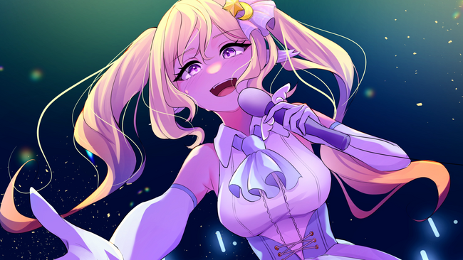 V-tamp、VTuberルルナとともに初のクラウドファンディングを実施