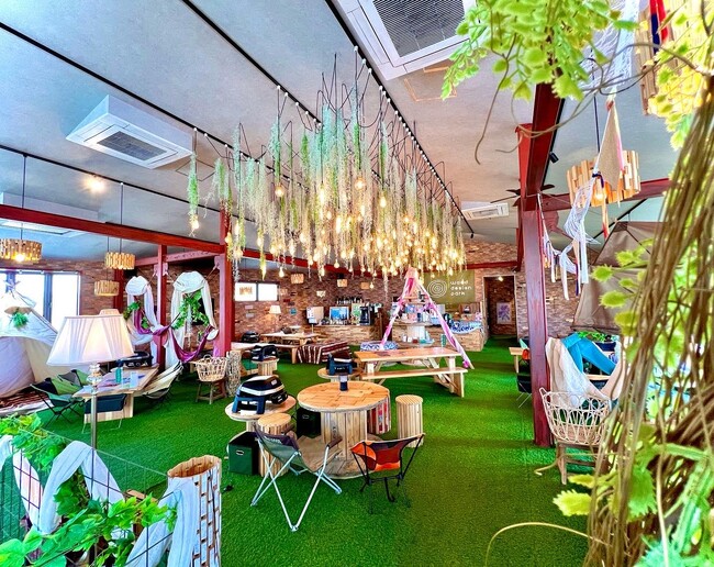 【名古屋・緑区（野並駅徒歩5分）】家族・企業の団体イベントに最適な“屋内キャンプ×BBQ”｜最大100名OKの貸切＆冬季限定チーズフォンデュ登場