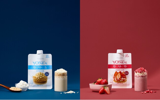 【TEAZEN（ティーゼン）】1食置き換え可能！コンブチャ配合のヨーグルトベース高タンパクシェイク「 ヨミール 」2種、グローバル展開の中で日本初上陸！
