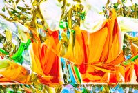 【京都 蔦屋書店】蓮輪友子の個展「Happy trigger」を12月13日（土）より開催。旅先や日常の風景を抽象化し、記憶の残像や感情の揺らぎを表現する。