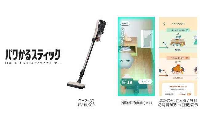 コードレス スティッククリーナー「パワかるスティック」PV-BL50Pを発売
