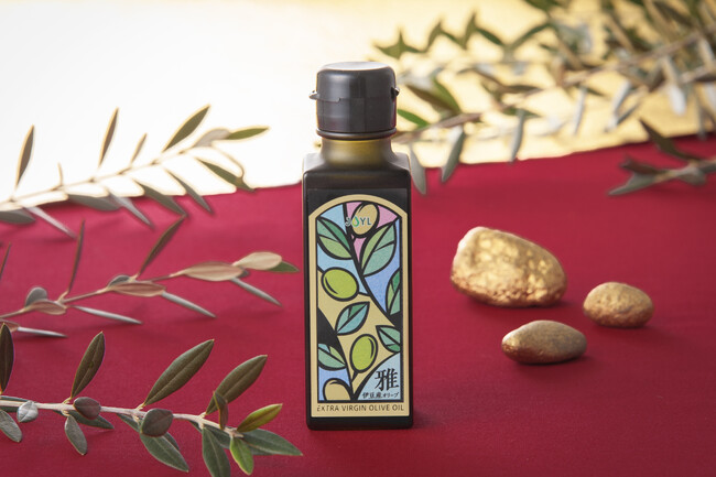 今年も数量限定で発売決定　純国産エクストラバージンオリーブオイル　JOYL「伊豆産オリーブ EXTRA VIRGIN OLIVE OIL 雅」