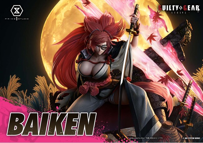 『GUILTY GEAR -STRIVE-』の「梅喧」が、1/4スケールの精巧なスタチューに