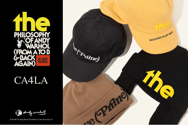 the PHILOSOPHY OF ANDY WARHOL (FROM A TO B & BACK AGAIN)　50th Anniversaryのコラボレーションアイテムを12/3(水)に発売