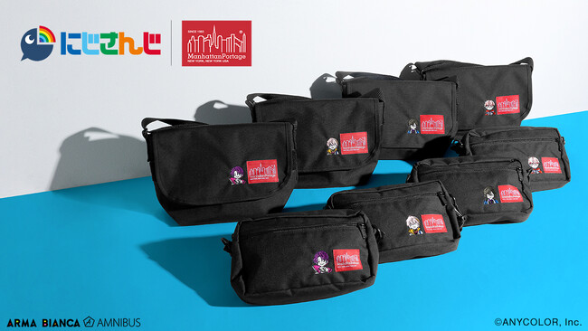 『にじさんじ』×「Manhattan Portage」のコラボレーションアイテムの受注を開始！！アニメ・漫画のオリジナルグッズを販売する「AMNIBUS」にて