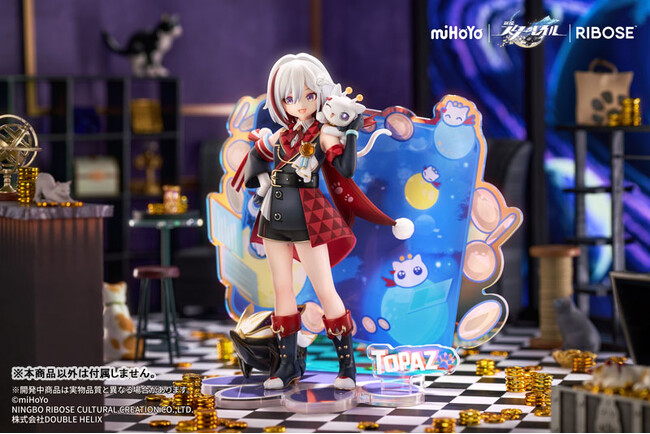 大人気ゲーム『崩壊：スターレイル』より、ちびねこシリーズフィギュア第四弾「トパーズ＆カブ」が登場。あみあみにて予約受付中。