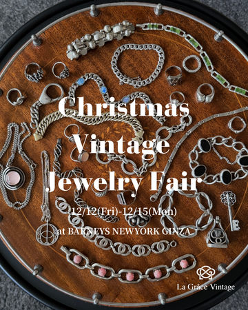 La Grace Vintage、バーニーズ銀座にて「Christmas Vintage Jewelry Fair」を開催