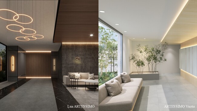 創業20周年を記念し、GLMオリジナルマンション新ブランド「Lua ARTESSIMO」「ARTESSIMO Vuotα」追加のお知らせ