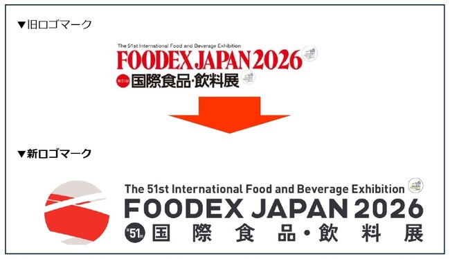 FOODEX JAPAN、新時代へ　デジタル×グローバル時代に対応した新ロゴを発表