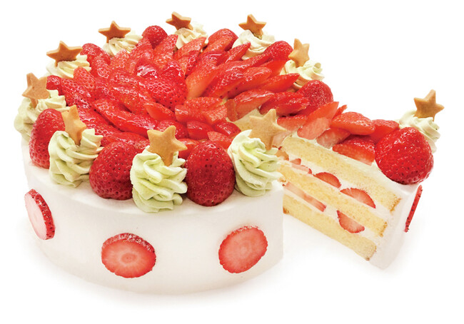 【カフェコムサ】～ホリデイシーズンを彩る華やかなメニュー～　クリスマスデザインケーキとドリンクでクリスマスフェアを展開