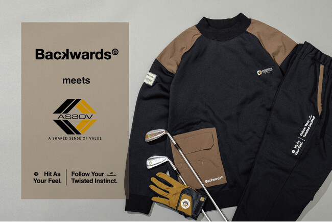 Backwards × AS2OV コラボレーション第2弾 ストリートと機能性を融合した大人のためのゴルフウェア 発売開始