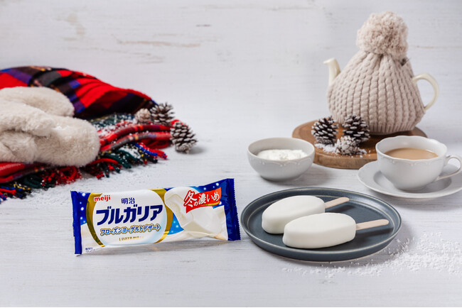 忘年会の“〆アイス”に、冬限定で濃厚になった明治ブルガリア フローズンヨーグルトデザートがぴったり！冬季限定「明治ブルガリア フローズンヨーグルトデザート 冬の濃いめ」11月下旬より順次発売