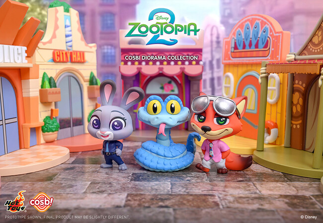 『ズートピア2』のキャラクターが可愛いデフォルメフィギュアに！「コスビ」シリーズ新作が続々登場！