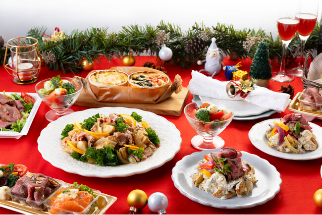 【サラダショップ｜Salad Cafe】クリスマスの食卓を彩る商品を展開～特別なホリデーシーズンに味わうとっておきのごちそう～