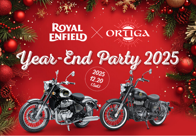 ROYAL ENFIELD × ORTIGA 「Year-End Party 2025」を開催