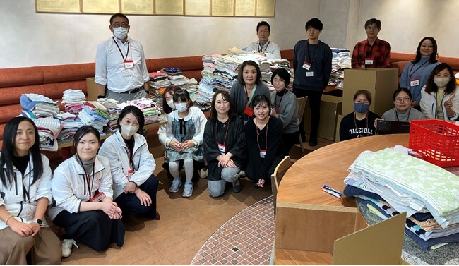 犬猫保護団体へのタオル寄付活動を実施