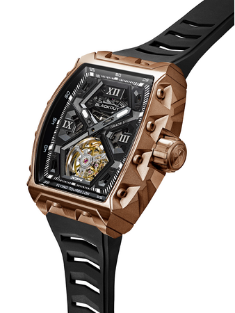 スイス時計ブランド「BLACKOUT WATCHES / ブラックアウト」から、フラッグシップモデル「XP1 Tourbillon TI」初の限定モデル「Ti Rose Gold 」が登場。