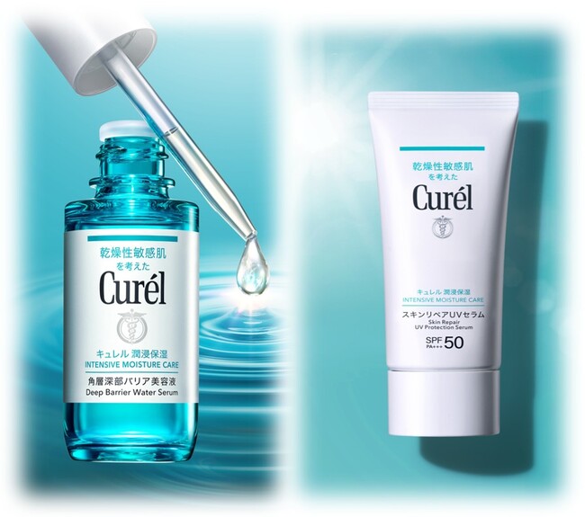 敏感肌化粧品市場No.1*1の「Curel（キュレル）」から、新技術*2を搭載した「角層深部バリア美容液」と「スキンリペアUVセラム」を発売