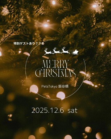 【PetsTokyo 飯田橋店】Xmas, picnic event2025を12月6日に開催決定！