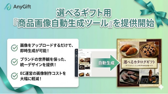 AnyReach、『AnyGift』の選べるギフトをもっと簡単に！「商品画像自動生成ツール」を提供開始