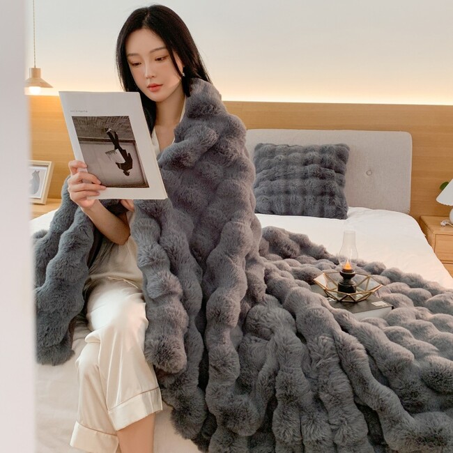 ブランケット ふわとろ　もこもこ毛布　お洒落　早割50％OFF　12月12日より 本格展開