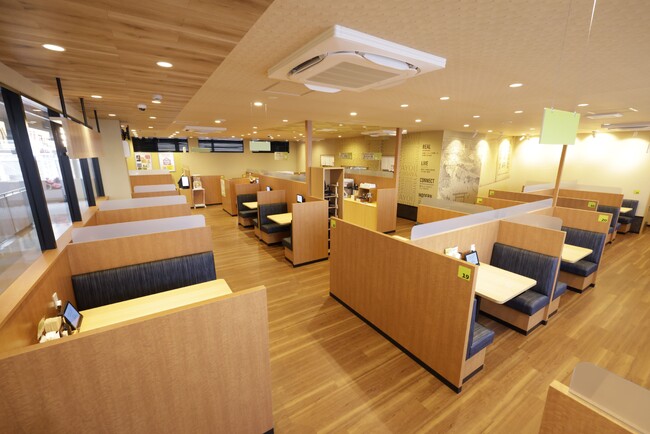 “上質な”イメージでデザインされた店舗　やよい軒 守口ジャガータウン店