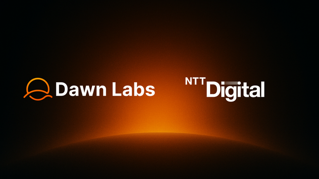 Dawn Labs、技術パートナーとしてNTT DigitalのSolanaバリデータ運営を支援開始