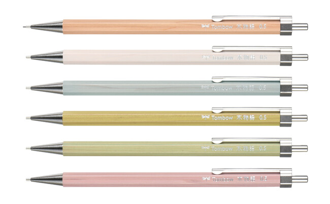 目にやさしく、手におだやかな天然木のシャープペンシル「木物語」発売