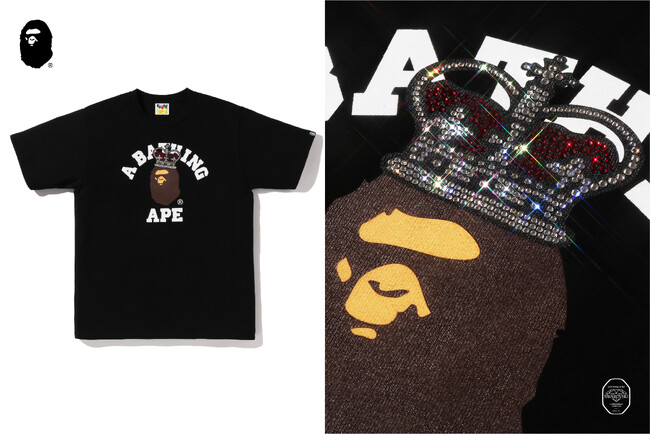 A BATHING APE(R)がSwarovski(R) 130周年を祝して両ブランドのパートナーシップを象徴する特別コラボレーションを発売