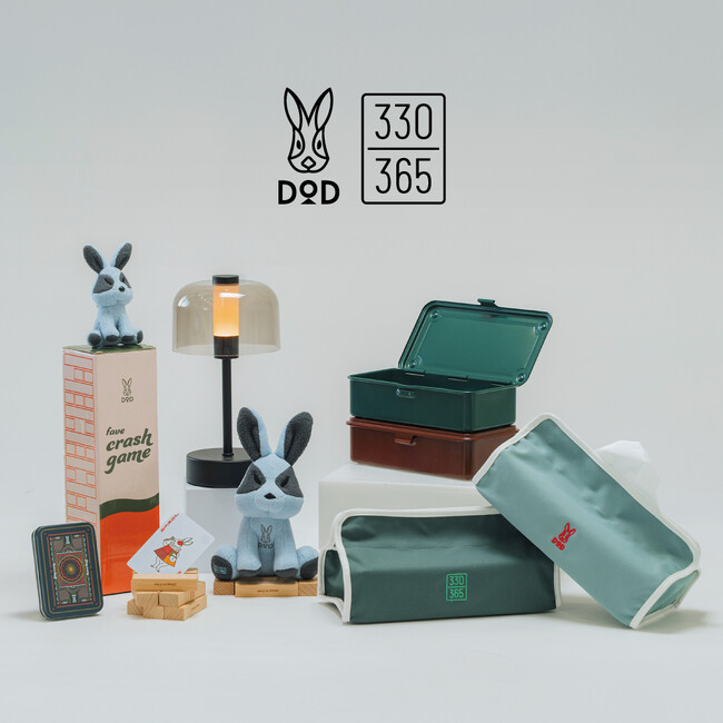 DODウサギがぬいぐるみ化。ライフスタイルライン「330（さんさんまる）」より2025年AWシリーズが新登場。