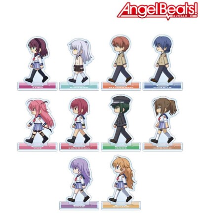 『Angel Beats!』のトレーディング ちびとこ アクリルスタンド、トレーディング ちびとこ グリッター缶バッジなどの受注を開始！！アニメ・漫画のオリジナルグッズを販売する「AMNIBUS」にて