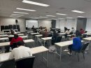 IMAT模擬試験の対面受験会場の様子 IMAT模擬試験の対面受験会場の様子