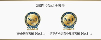 サングローブ株式会社、Web制作・デジタル広告運用の2部門でNo.1を獲得