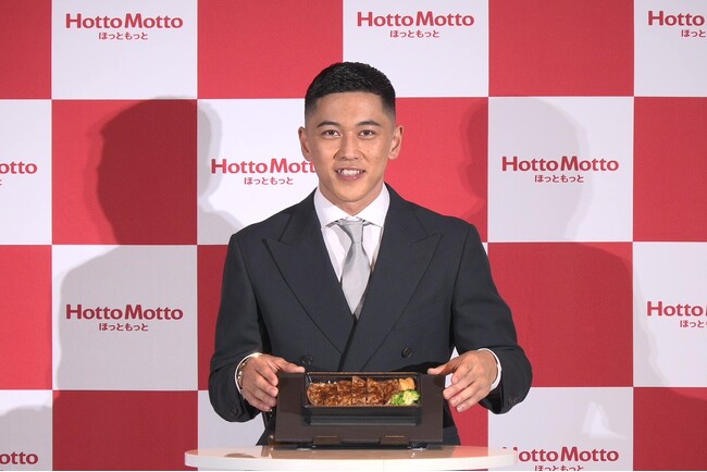 「ほっともっと」12月新商品発表会プロ車いすテニスプレイヤー小田凱人選手がゲストで登場！