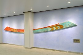 とうきょうスカイツリー駅陶板レリーフ「TO THE SKY」