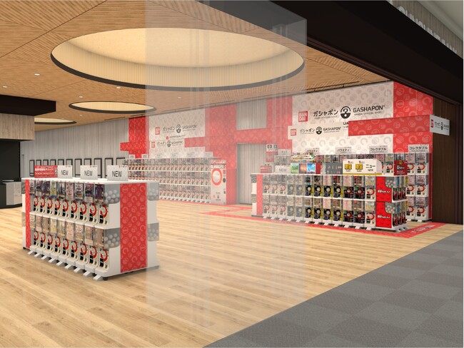 バンダイ公式の「ガシャポン(R)」専門店が登場『ガシャポンバンダイオフィシャルショップ』シネマサンシャイン土浦店　2025年12月12日(金)オープン！