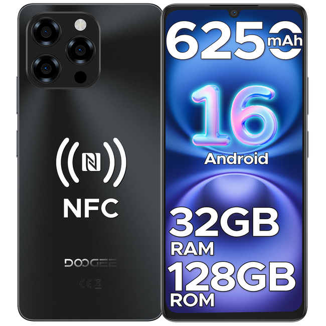 【期間限定46%オフ】AI 機能付き DOOGEE NOTE58が15,499円で発売中！ 6.75型90Hz大画面と6250mAh大電池 Android16スマートフォン