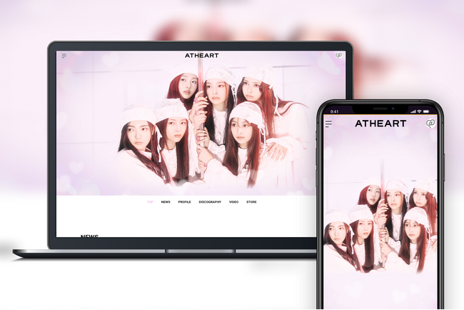GLOBAL K-Pop企業 TITAN CONTENT 初のアーティストAtHeart 「Bitfan」にて日本公式サイトを正式オープン！