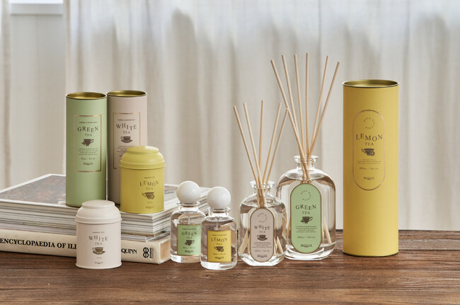 お茶の芳香をベースに、華やかさと清涼感をプラスしたフレグランスの新シリーズ「Tea Collection」を、mercyu（メルシーユー）より新発売【ライフオンプロダクツ株式会社】