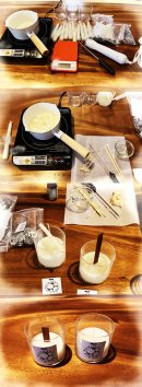 アロマキャンドル製作過程 アロマキャンドル製作過程