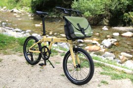 ヘッドチューブマウントバッグ(20インチ折りたたみ自転車装着) ヘッドチューブマウントバッグ(20インチ折りたたみ自転車装着)