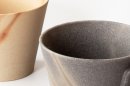 廃棄陶器を原料の一部として活用した再生備前シリーズ。
