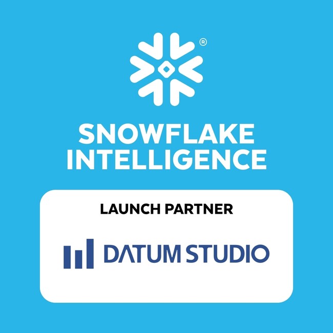 DATUM STUDIO、「Snowflake Intelligence」の日本ローンチパートナーに認定