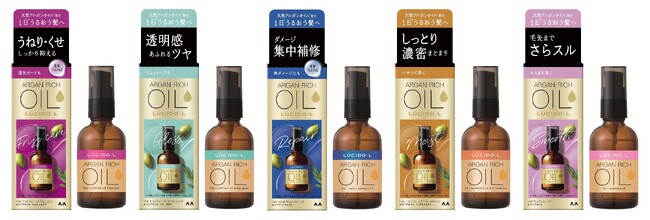 累計出荷本数2400万本突破※1！天然アルガンオイル※2配合のヘアオイル新たな香りと共に、うる艶髪へ導くルシードエル　アルガンリッチオイルシリーズ　2025年12月中旬より順次切り替え