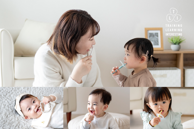 一生モノの歯のために、赤ちゃんの歯みがき習慣をサポート。成長に合わせた歯みがき練習ができる乳歯ブラシシリーズが登場。